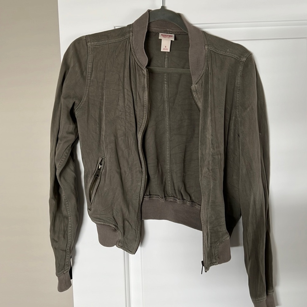 Mossimo Olive Bomber Jacket
